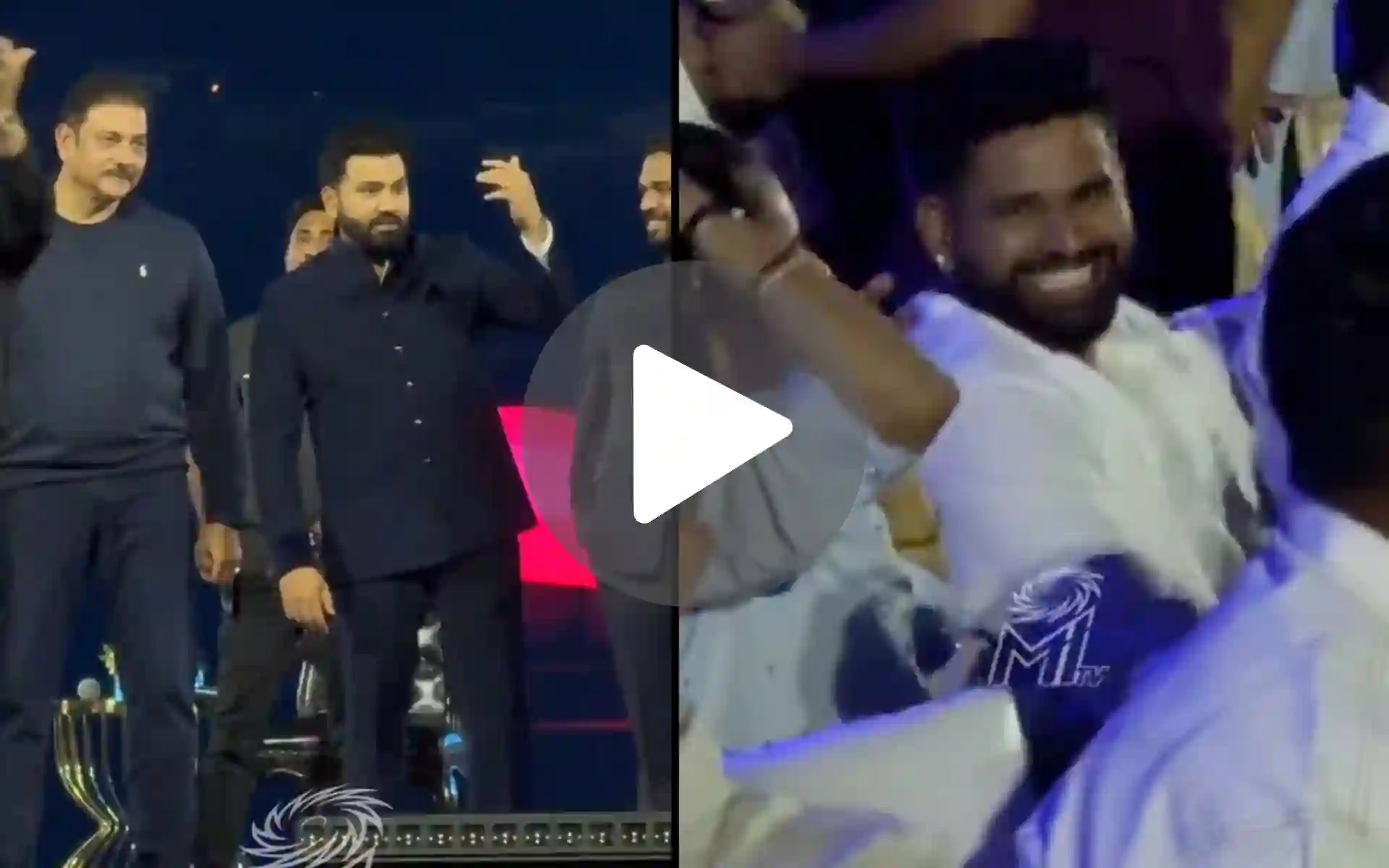 [Watch] Rohit Sharma Invites Shreyas Iyer To Shake A Leg During Wankhede's 50th Celebration